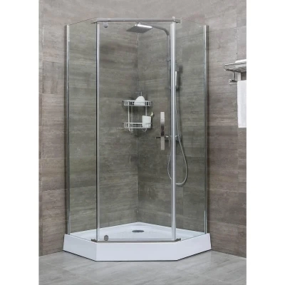 Душевая кабина AB215-100 1000*1000*2000 светлое стекло (без поддона)