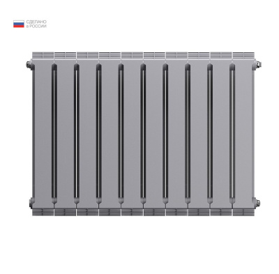 Радиатор Royal Thermo PianoForte 500 Silver Satin сер 10 сек горизонтальный