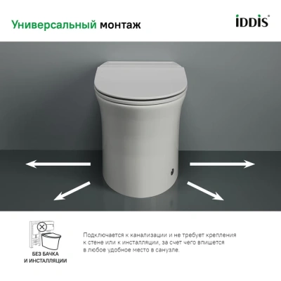 Унитаз приставной IDDIS PULSE PULIDSEi26