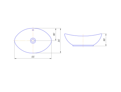 Раковина Гамма Kirovit 560 