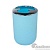 Стакан АКВАЛИНИЯ  д/зубн. щеток пластик Муар голубой PP0328