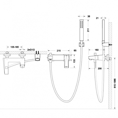 Смеситель BRAVAT Iceberg F676110C-B-RUS