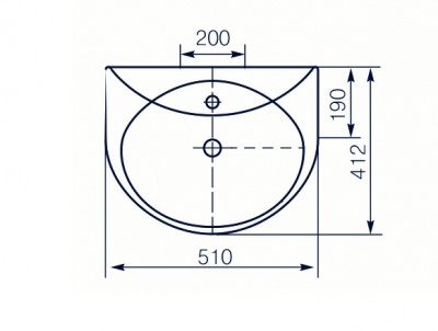Раковина ROSA "Комфорт" 