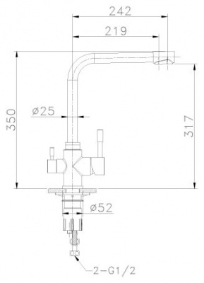 Смеситель LEMARK EXPERT LM5060S