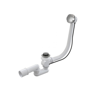 Сифон А55 К 100 см слив- перелив для ванны автомат